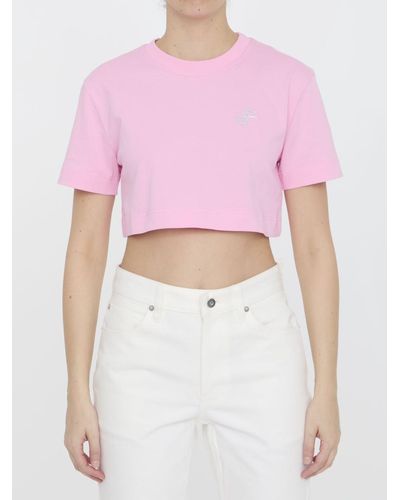 Patou Cropped T-shirt - Pink