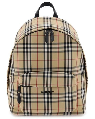 Burberry Check Backpack - Multicolour