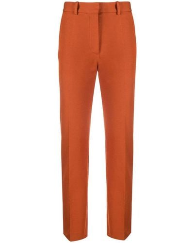 JOSEPH Coleman Slim-fit Cropped Pants - Orange