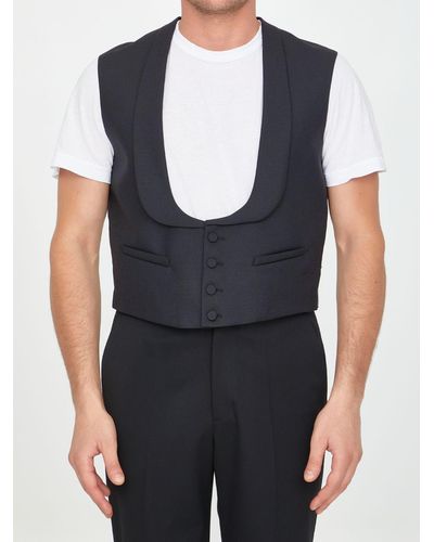 Gucci Mohair Wool Vest - Black