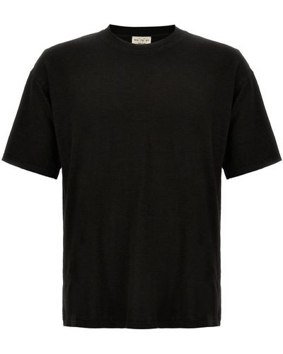 Ma'ry'ya Linen T-Shirt - Black