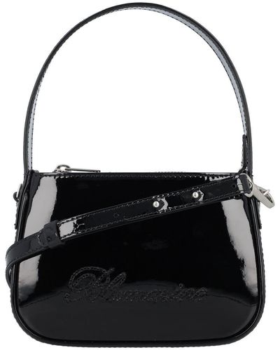 Blumarine Patent Handbag Mini - Black