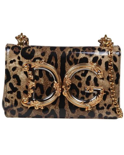 Dolce & Gabbana Dg Girls Shoulder Bag - Brown