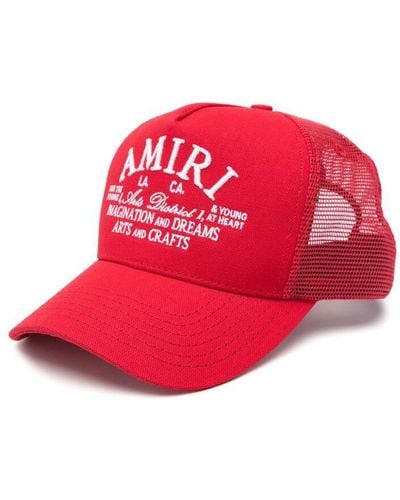 Amiri Caps - Red