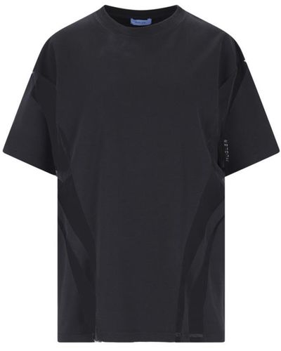 Mugler 'illusion' T-shirt - Black