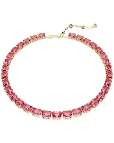 Swarovski Millenia Necklace Accessories - Pink