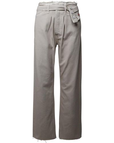 AMISH Cotton Jeans - Gray