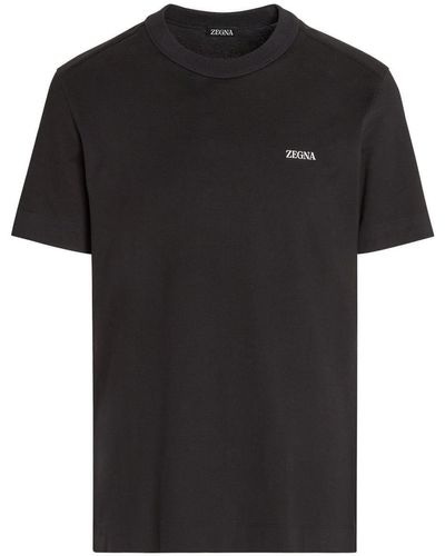 Zegna Cotton T-shirt - Black