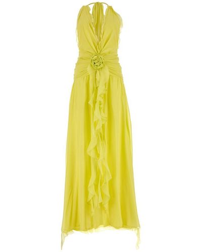 Blumarine Long Dresses. - Yellow