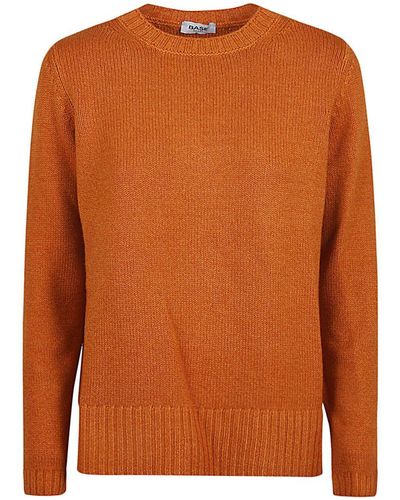 Base London Wool And Cashmere Blend Sweater - Orange