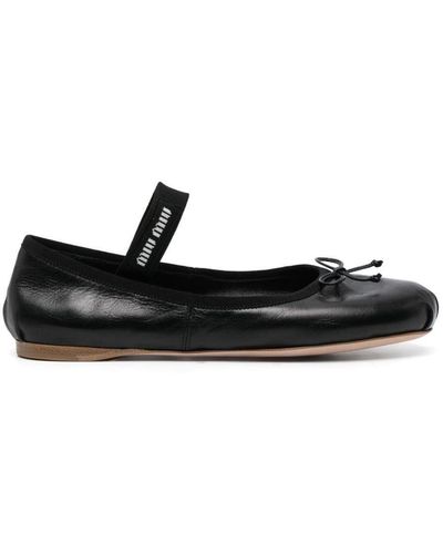 Miu Miu Ballet flats and ballerina shoes for Women | Online Sale up to 44%  off | Lyst