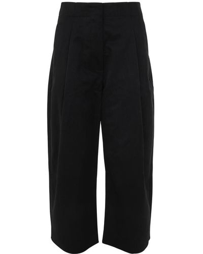 Studio Nicholson Double Pleat Curved Volume Pant in Blue | Lyst