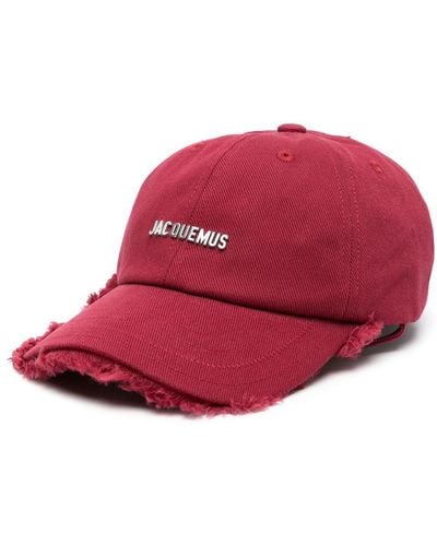 Jacquemus Artichaut Baseball Cap With Fringes - Red