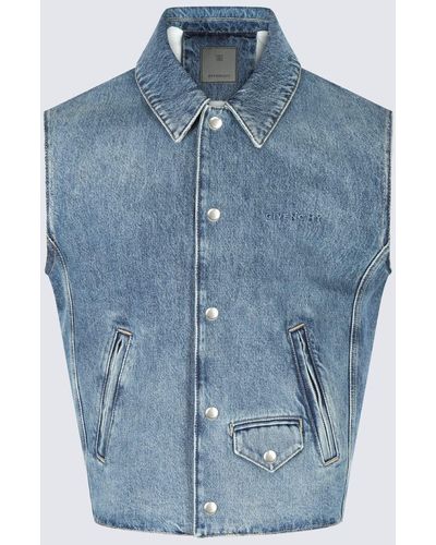 Givenchy Cotton Denim Jacket - Blue
