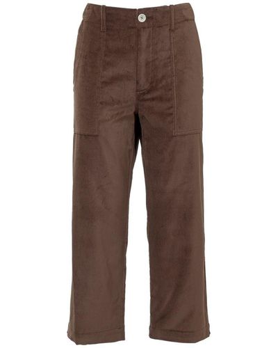 Jejia Pants With Pockets - Brown