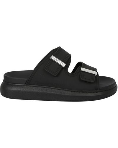 Alexander McQueen Rubber Sandals - Black
