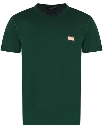Dolce & Gabbana Logo T-shirt, - Green