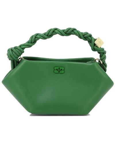 Ganni "Mini Bou" Handbag - Green