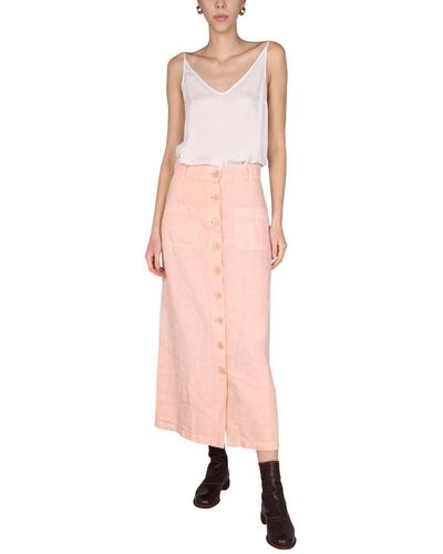 Aspesi Long Skirt - Pink