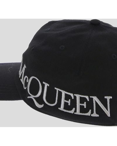 Alexander McQueen Black Baseball Hat