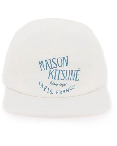 Maison Kitsuné Palais Royal Baseball Cap - White