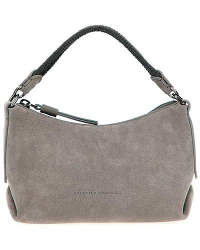Brunello Cucinelli 'Monile' Handbag - Grey