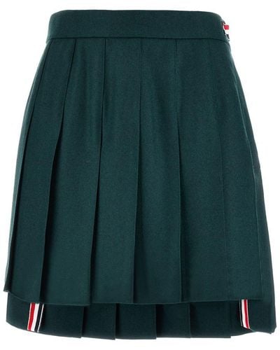 Thom Browne Wool Skirt - Green