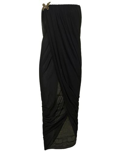Blumarine Dress Bustier Sable' - Black