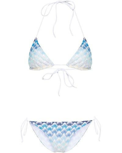 Missoni Bikini With Gradient Effect - Blue