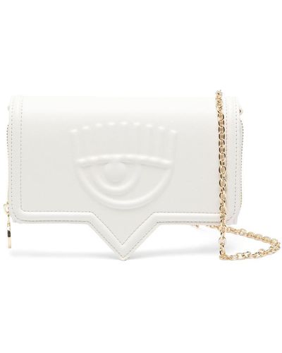 Chiara Ferragni Eyelike Bags, Sketch 14 Wallet Accessories - White