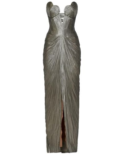 Maria Lucia Hohan Reina Long Dress - Metallic