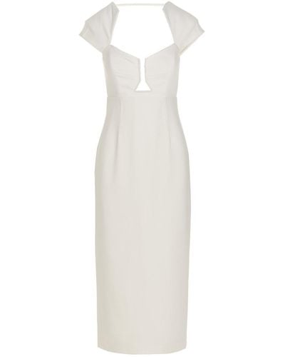 Roland Mouret Cady Midi Dress - White
