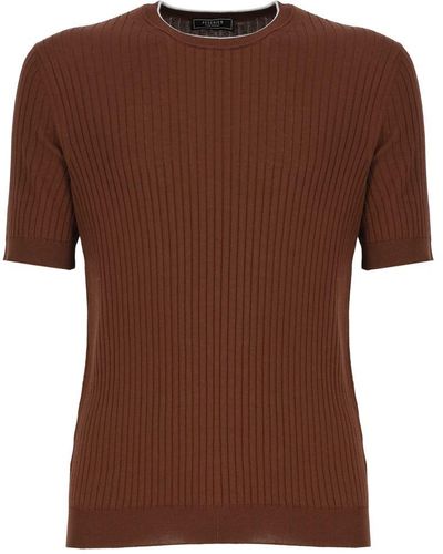 Peserico T-Shirts And Polos - Brown