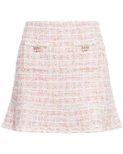 Self-Portrait Mini Skirts - Pink