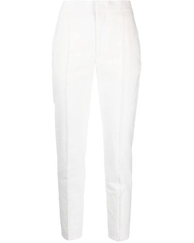 Isabel Marant Cropped Tailored Trousers - White