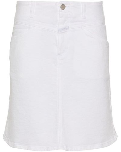 Closed Denim Mini Skirt - White