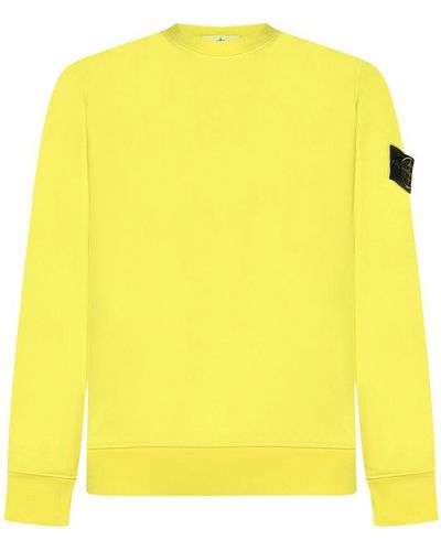 Stone Island Sweaters - Yellow