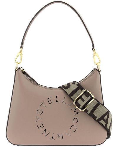 Stella McCartney Small Logo Shoulder Bag - Grey