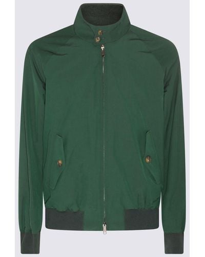 Baracuta Cotton Blend Casual Jacket - Green