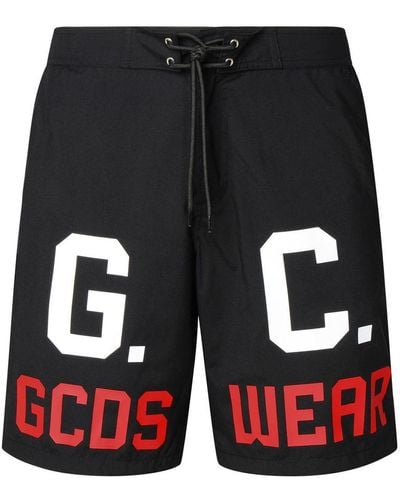 Gcds Polyester Swimsuit - Black