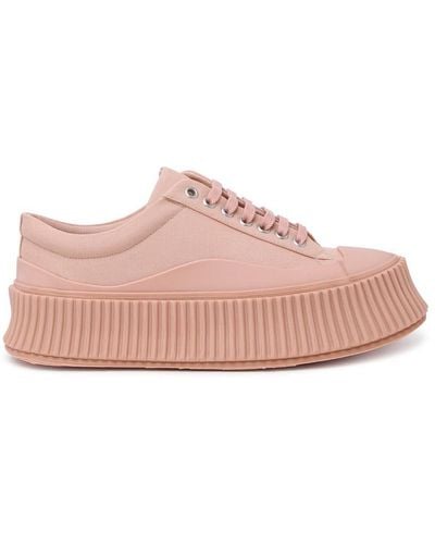 Jil Sander Canvas Sneakers - Pink