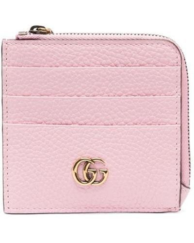 Gucci Calf-leather Zip-fastening Wallet - Pink