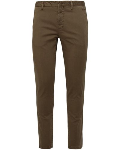 PT01 Beige Cotton Pants - Gray