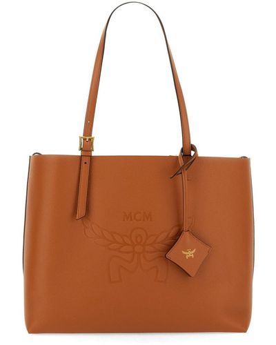 MCM Shopping Bag "Himmel" Medium - Brown