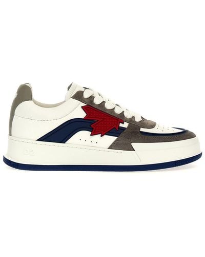 DSquared² Canadian Sneakers Multicolor - White