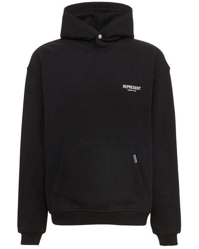 Represent Hooded Sweatshirt "owners' Club" - Black