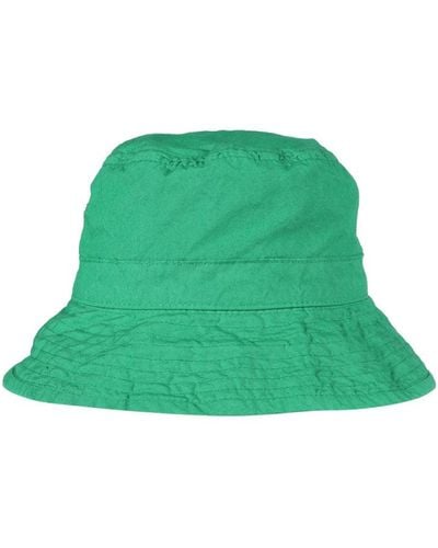Jil Sander Bucket Hat With Logo Label - Green