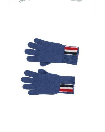 Thom Browne Gloves - Blue