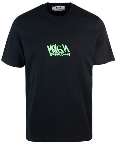 MSGM T-Shirts - Black