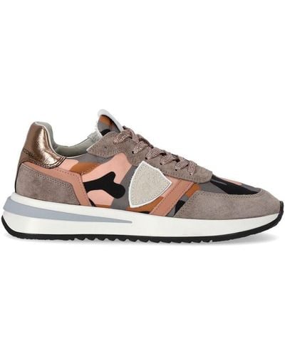 Philippe Model Tropez 2.1 Camouflage Sneaker - Brown